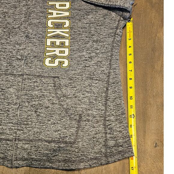 Women's Green Bay Packers NFL Football Full Zip Hoodie XXL NFL Team Gray - Picture 3 of 7